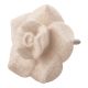 Cream And Pink Rose Ceramic Flower Knobs